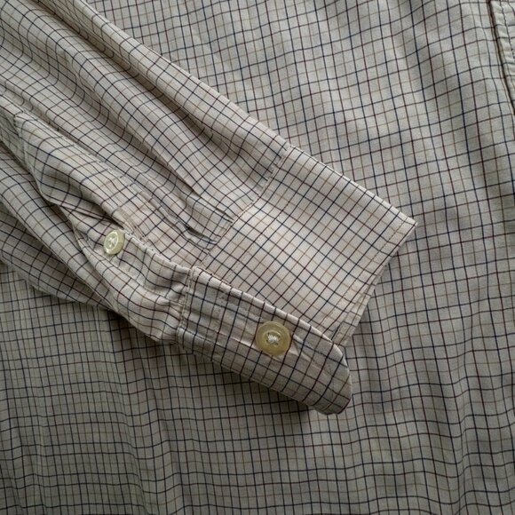 VTG Gitman Bros For Hunt Club Clothiers Button Up Shirt Long Sleeve Check 17 35 - Picture 12 of 16